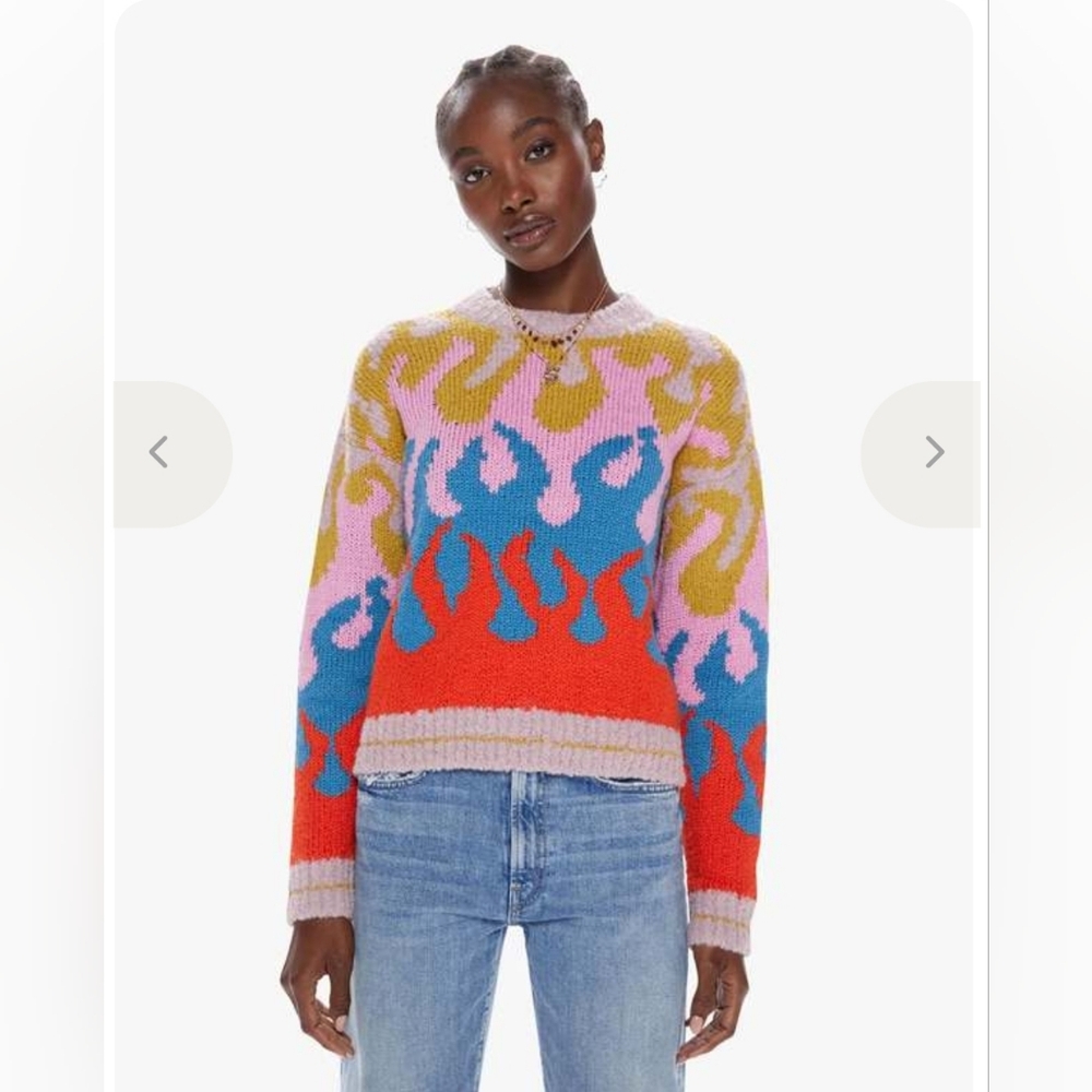 MOTHER The Its Getting Hot In Here Alpaca Blend Sweater